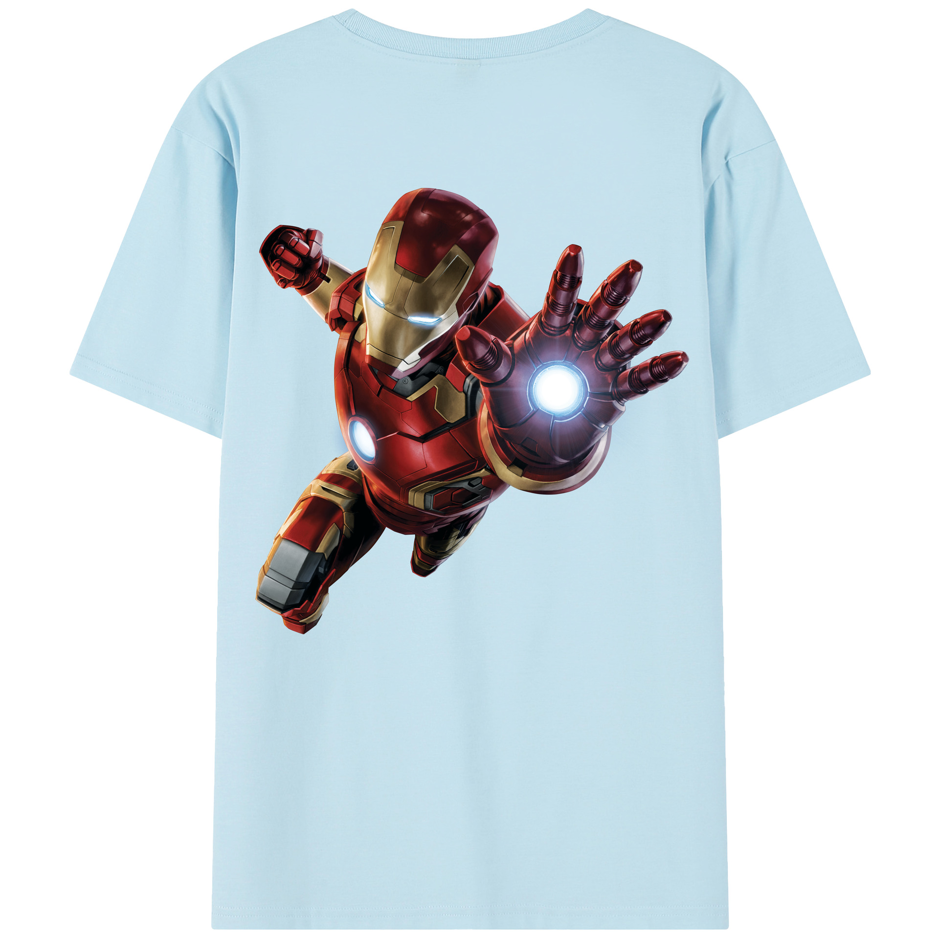 （画像用） アベンジャーズ The Avengers 綿100％半袖Tシャツ（背面プリント）